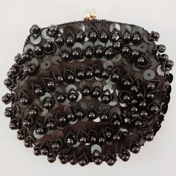 Vintage La Regaleltd Beaded Evening Handmade Bag - Picture 4 of 7
